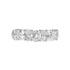 Platinum Diamond Band Ring