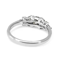 Platinum Diamond Cluster Ring