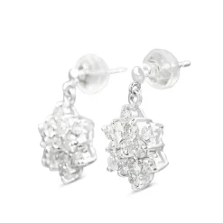 Platinum Diamond Diamond Drop Earrings