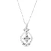 PLatinum Diamond Drop Pendant