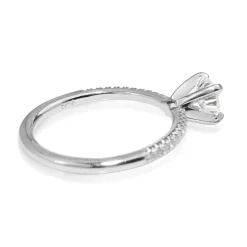 Platinum Diamond Fine Solitaire Ring