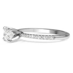 Platinum Diamond Fine Solitaire Ring