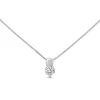 Platinum Diamond Solitaire Necklace