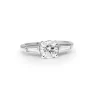 Platinum Diamond Solitaire Ring