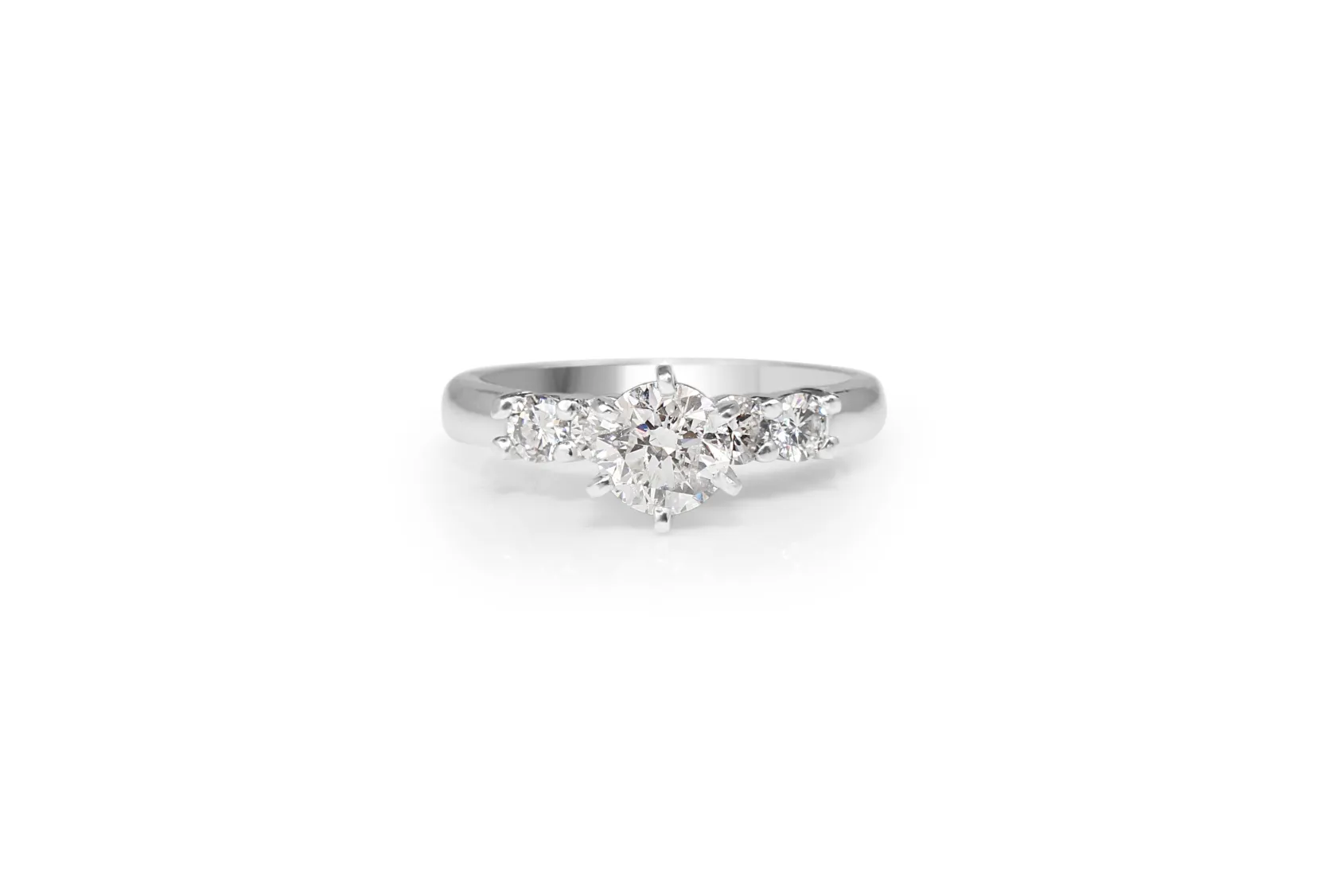Platinum Diamond Solitaire Ring