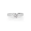 Platinum Diamond Solitaire Ring