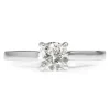 Platinum Diamond Solitaire Ring