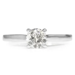 Platinum Diamond Solitaire Ring