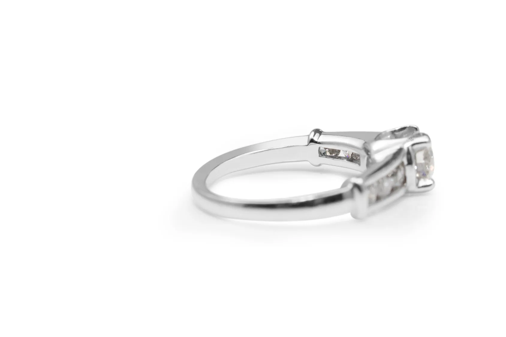 Platinum Diamond Solitaire Ring
