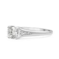 Platinum Diamond Solitaire Ring