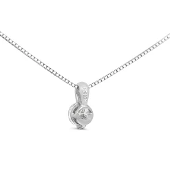 Platinum Diamond Solitaire Necklace