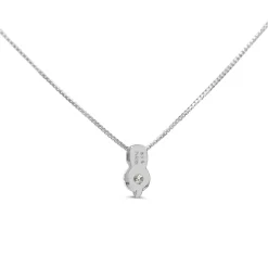 Platinum Diamond Solitaire Necklace