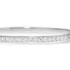 Platinum Hinged 3.20ct Diamond Bangle