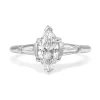 Platinum Marquise Diamond Ring