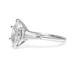 Platinum Marquise Diamond Ring