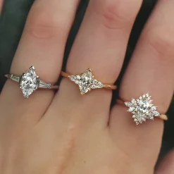 Platinum Marquise Diamond Ring