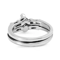 Platinum Marquise Diamond Ring Set