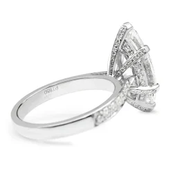 Platinum Marquise Diamond Solitaire Ring