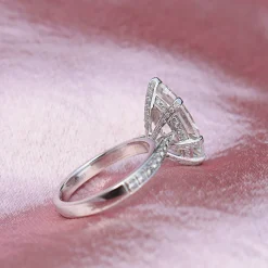 Platinum Marquise Diamond Solitaire Ring