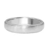 Platinum Matte Finish 3.95mm Band Ring