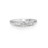 Platinum Old and Brilliant Cut Diamond Ring