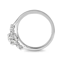 Platinum Old Cut 5 Stone Diamond Ring