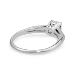 Platinum Old Cut Diamond Solitaire Ring
