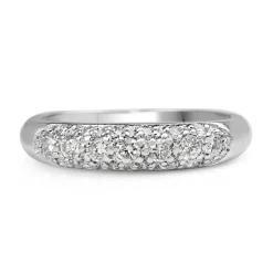 Platinum Pavé Diamond Ring