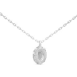 Platinum Pink and White Diamond Cluster Necklace