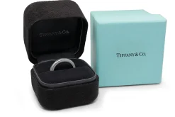 Platinum Tiffany & Co Classic Millgrain Band (Boxed)