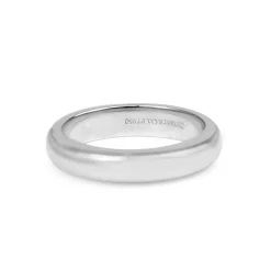 Platinum Tiffany & Co Classic Millgrain Band (Boxed)
