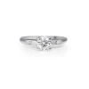 Platinum Vintage Diamond Solitaire Ring