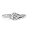 Platinum Vintage Diamond Solitaire Ring