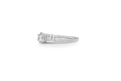 Platinum Vintage Diamond Solitaire Ring