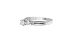 Platinum Vintage Diamond Solitaire Ring
