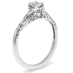 Platinum Vintage Diamond Solitaire Ring