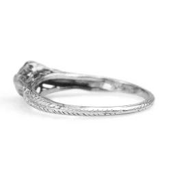 Platinum Vintage Diamond Solitaire Ring