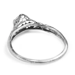 Platinum Vintage Diamond Solitaire Ring
