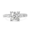 Platinum Vintage Old Cut Diamond Solitaire Ring