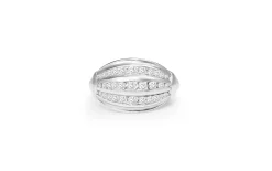 Platinum Vintage Old Cut Diamond Ring