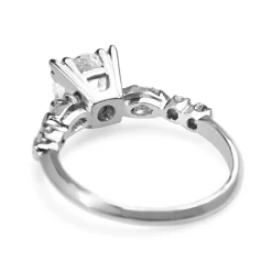 Platinum Vintage Old Cut Diamond Solitaire Ring