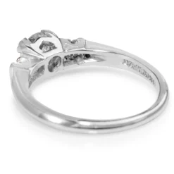 Platinum Vintage Old Cut Diamond Ring
