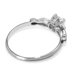 Platinum Vintage Style Diamond Solitaire Ring