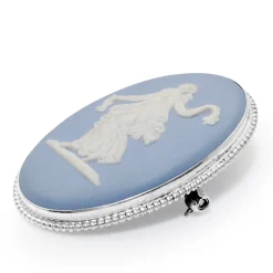 Silver Wedgewood Brooch