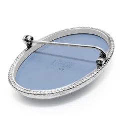 Silver Wedgewood Brooch